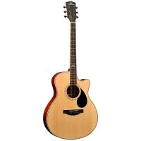 KEPMA A1CE K10 PRO Natural Matt Гитара трансакустическая Grand Auditorium, цвет натуральный матовый