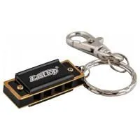 EASTTOP DF4S BLACK Губная гармошка мини-брелок, цвет чёрный