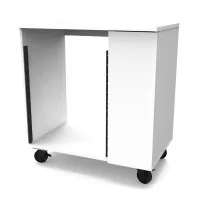 Glorious Modular Side Rack White Рэковая секция для столов серии Sound Desk и Workbench, цвет белый