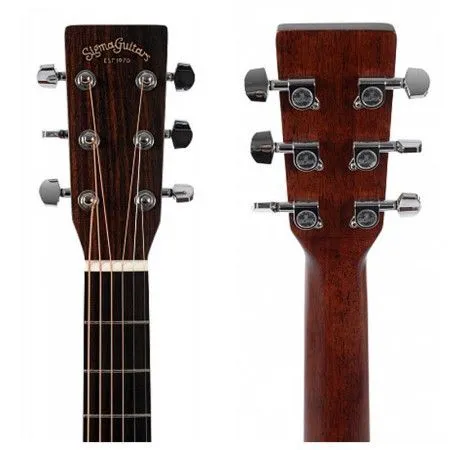 Sigma DM-1ST-BR+ Гитара акустическая, цвет коричневый санбёрст