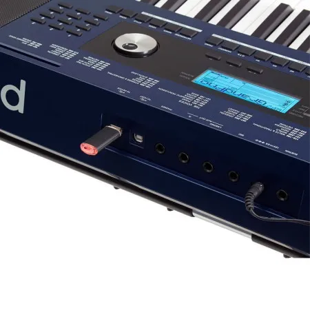 Roland E-X30 Синтезатор, 61 клавиша, цвет синий