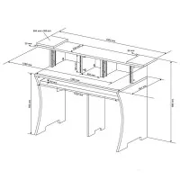 Glorious Workbench White Стол аранжировщика, цвет белый