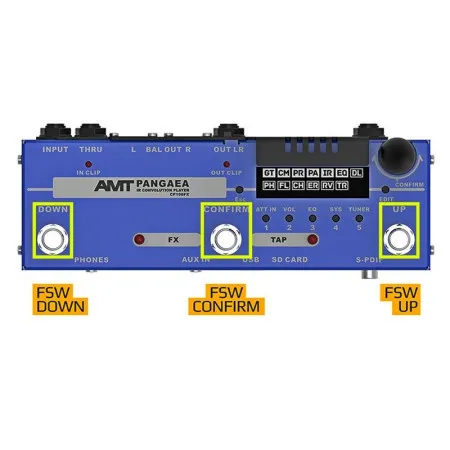 AMT Electronics CP-100FX PANGAEA Эмулятор гитарного кабинета со встроенным процессором эффектов