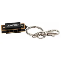 EASTTOP DF4S BLACK Губная гармошка мини-брелок, цвет чёрный