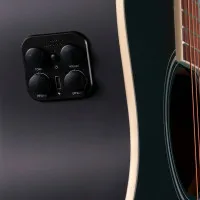 KEPMA A1CE K10 PRO Black Matt Гитара трансакустическая Grand Auditorium, цвет черный матовый