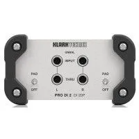 KLARK TEKNIK DI20P Директ-бокс пассивный, двухканальный