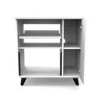 Glorious Modular Side Rack White Рэковая секция для столов серии Sound Desk и Workbench, цвет белый
