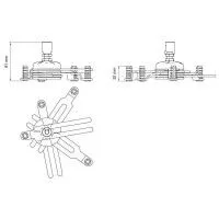 SMS Projector Unislide Silver Крепление для проектора