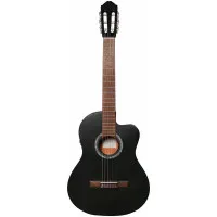 ALMIRES CEC-15 BKS Гитара классическая со звукоснимателем, корпус 4/4 с вырезом, цвет черный
