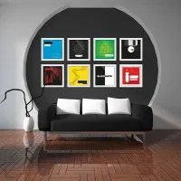 Glorious Vinyl Frame Set 12'' White Комплект рамок для обложек винила формата 12'', цвет белый