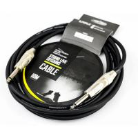 LEEM LGT-10 Шнур инструментальный JACK 1/4" (прямой) ⇔ JACK 1/4" (прямой), 3 метра