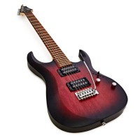 CORT X100 OPBB Электрогитара, 6 струнная, цвет тёмно-вишнёвый бёрст