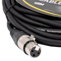 LEEM NML-30 Шнур микрофонный XLR (male) ⇔ XLR (female), длина 9 метров